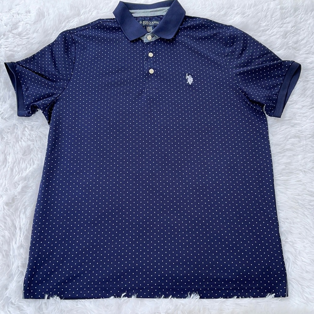 US shirt  ASSN since 1890 polo shirt color blue Size M